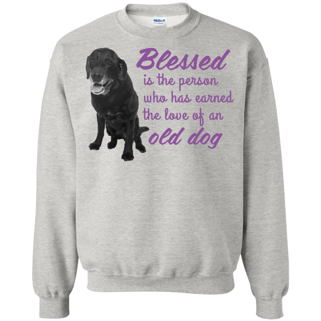 blessed is the person, who has earned the love of an old dog  T-Shirt