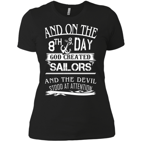 and on the 8th day god created sailors T-Shirt