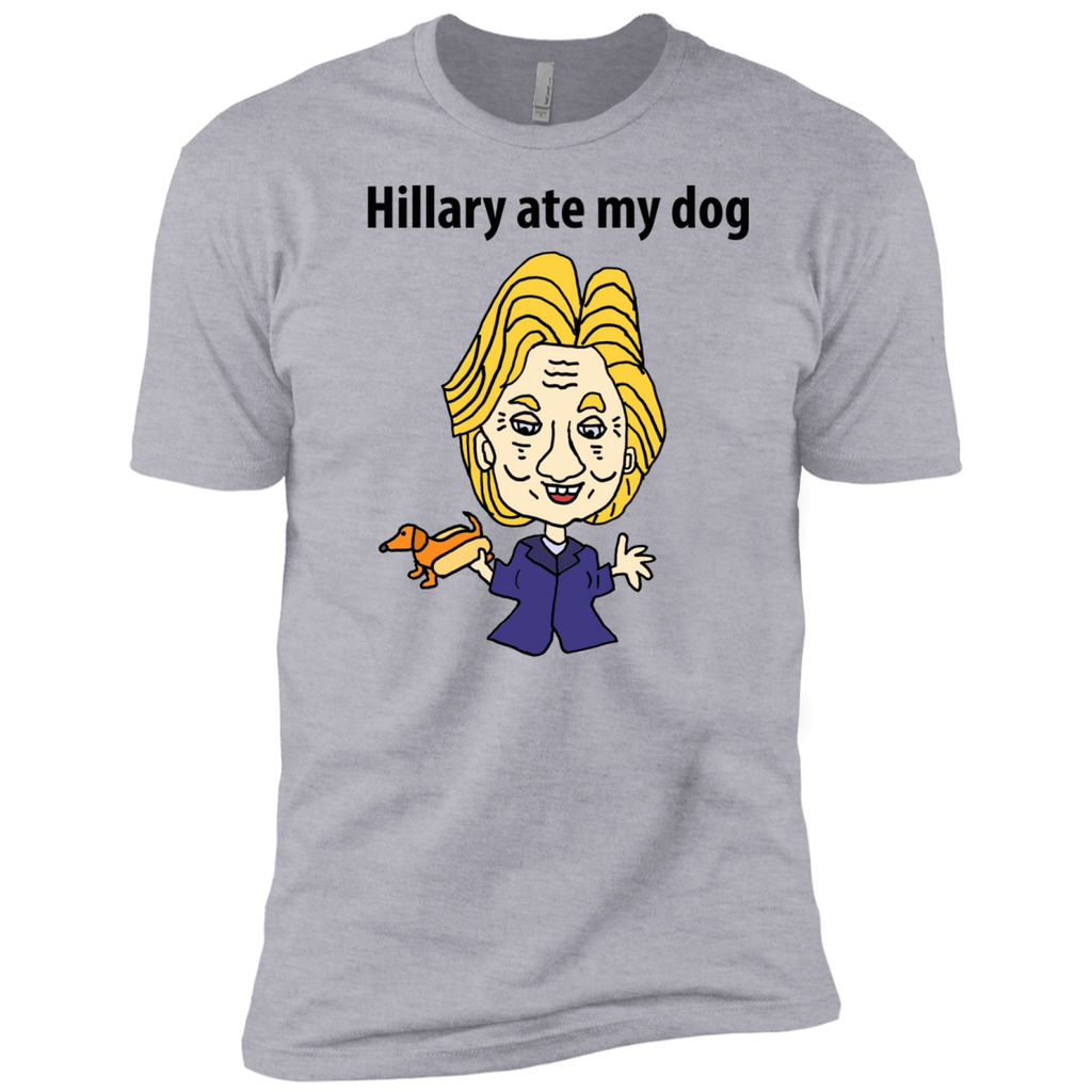 funny hillary ate my dog political cartoon sweatshirt T-Shirt