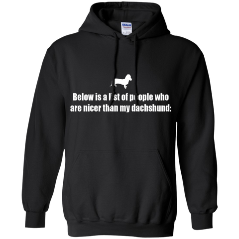 below is a list of people - dachshund T-Shirt
