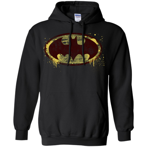 batman brick splatter logo T-Shirt