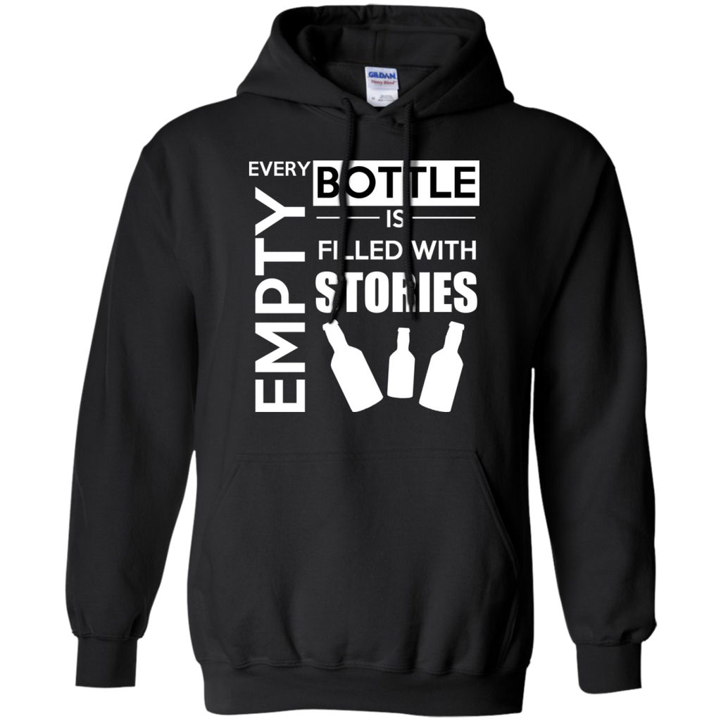 every empty bottle is filled with stories funny beer T-Shirt