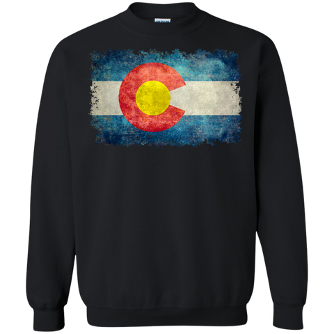 flag of colorado in vintage retro style sweatshirt T-Shirt
