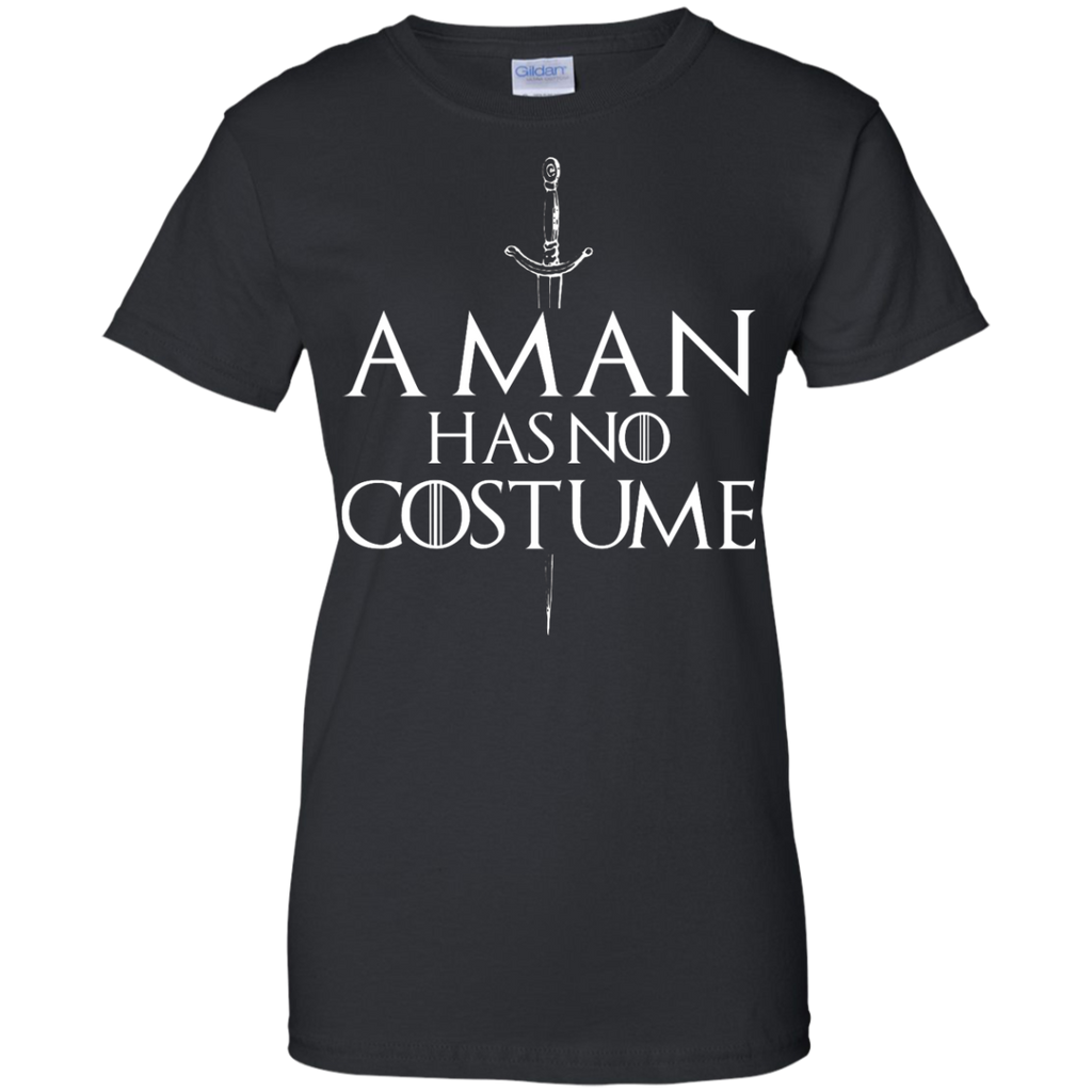 a man has no costume halloween tshirt custom T-Shirt