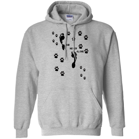 footprints i am never alone T-Shirt