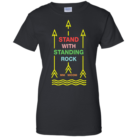 i stand with standing rock, mni wiconi T-Shirt