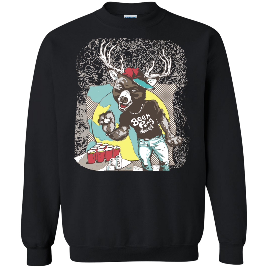 bear plus deer equals beer pong T-Shirt