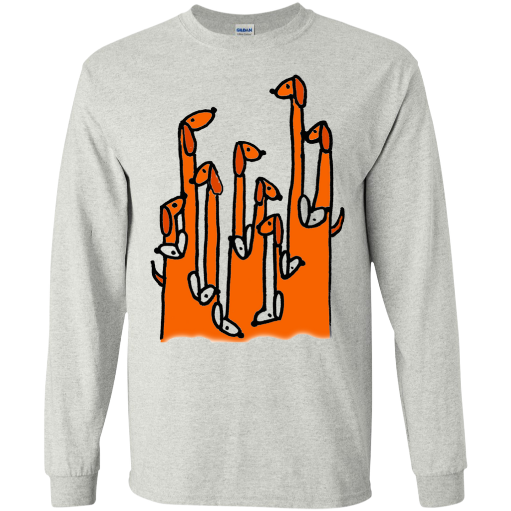 funny cool funky dachshund dog abstract T-Shirt