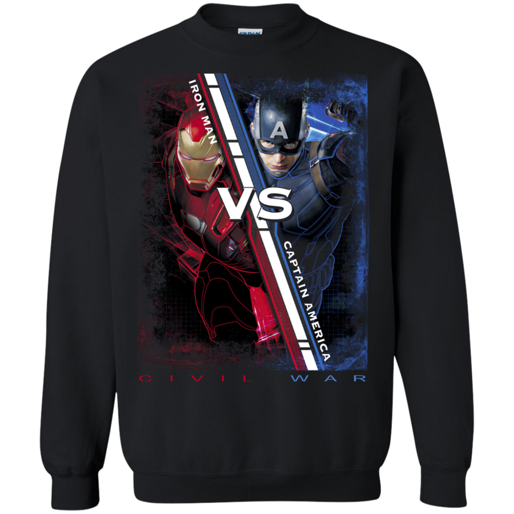 iron man vs captain america (1) T-Shirt