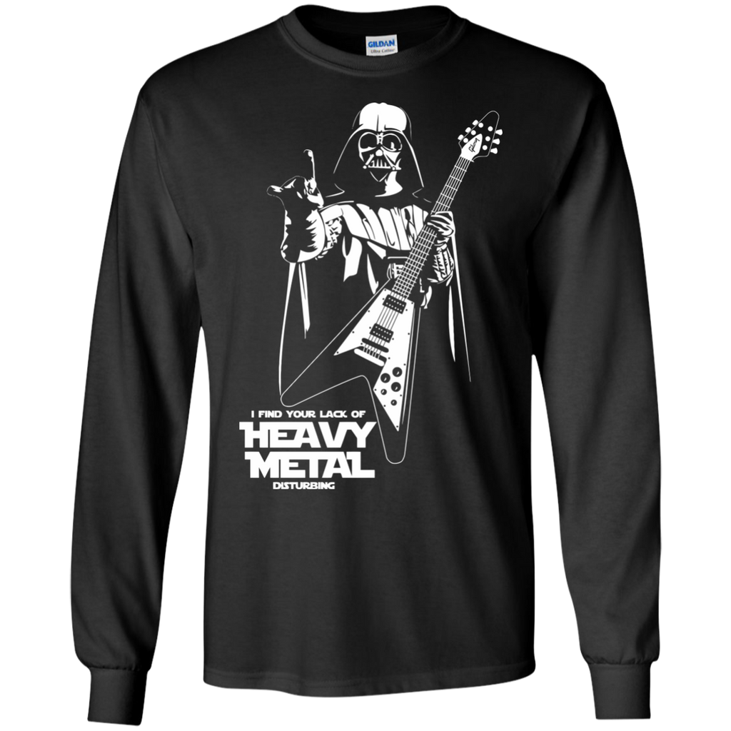 funny star wars i find your lack of heavy metal flying v guitar T-Shirt