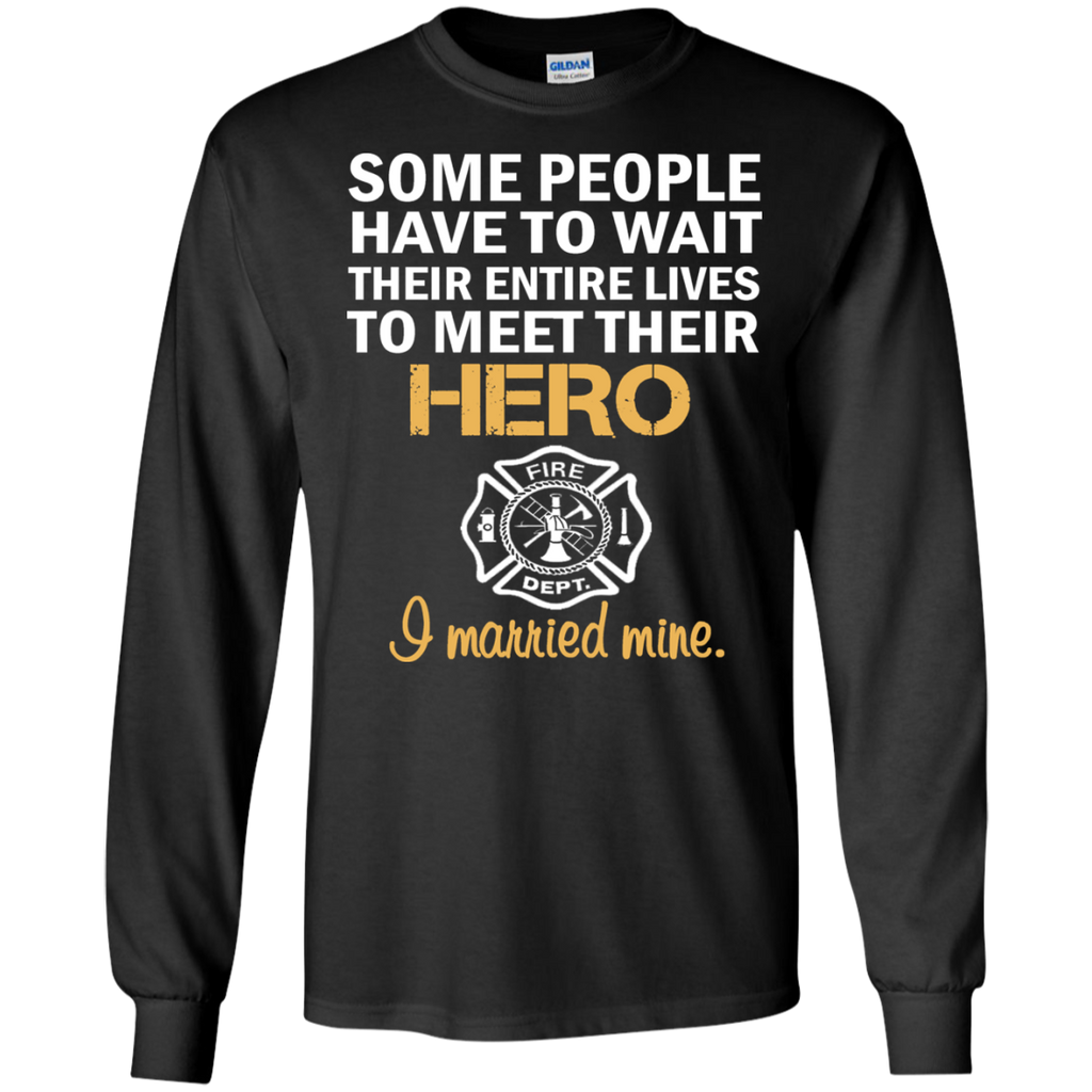 firefighter's wife matching family T-Shirt