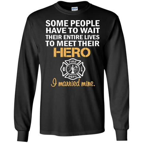firefighter's wife matching family T-Shirt