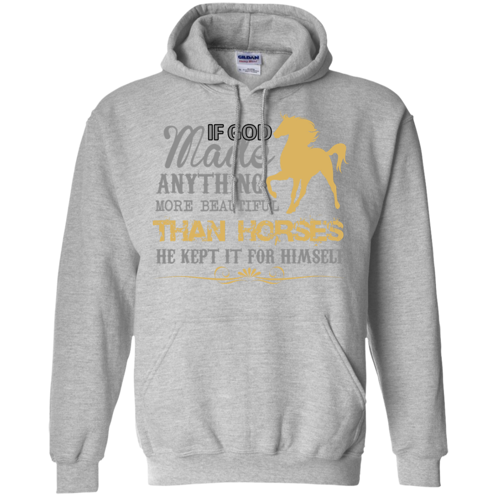 if god made anything more beautiful than horses  T-Shirt