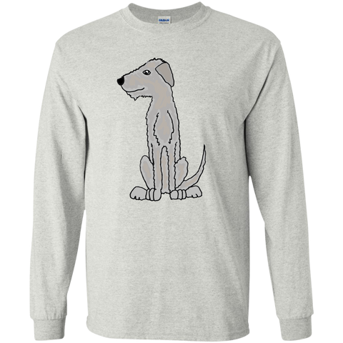 funny cool irish wolfhound dog art T-Shirt