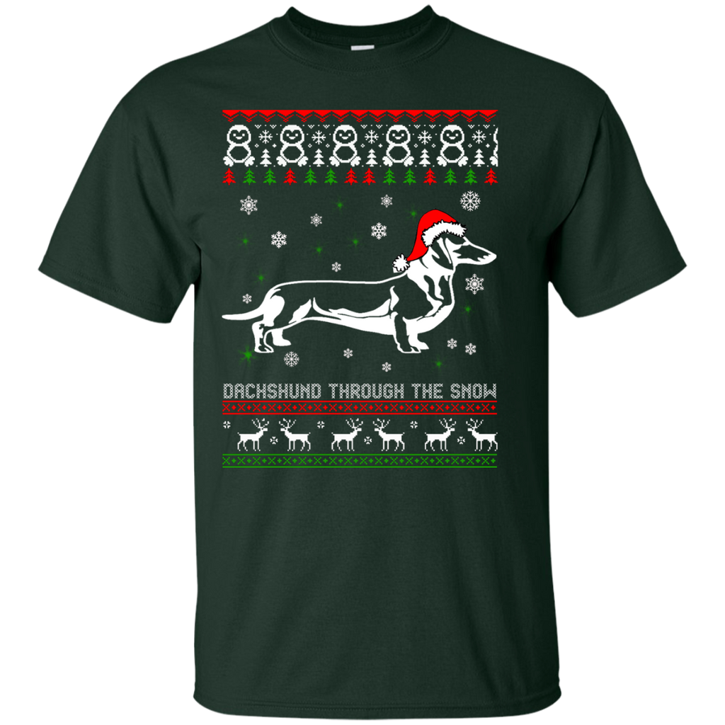 dachshund through the snow sweater, T-Shirt