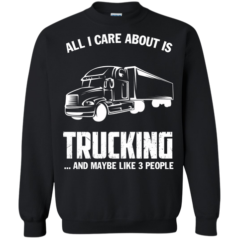 all i care about is my truck and like maybe 3 people  T-Shirt