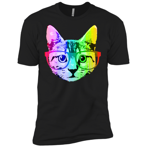 funny rainbow cat t- T-Shirt
