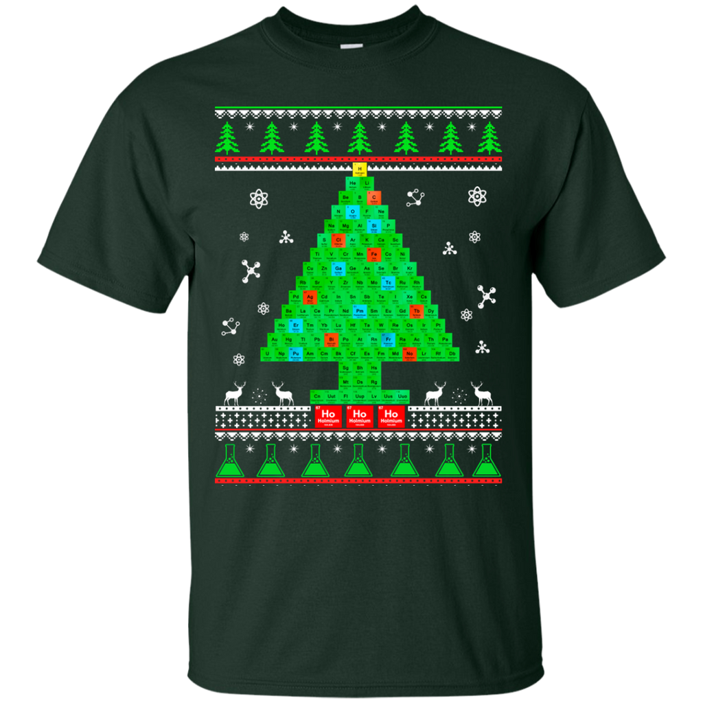 chemistry tree christmas sweater, T-Shirt