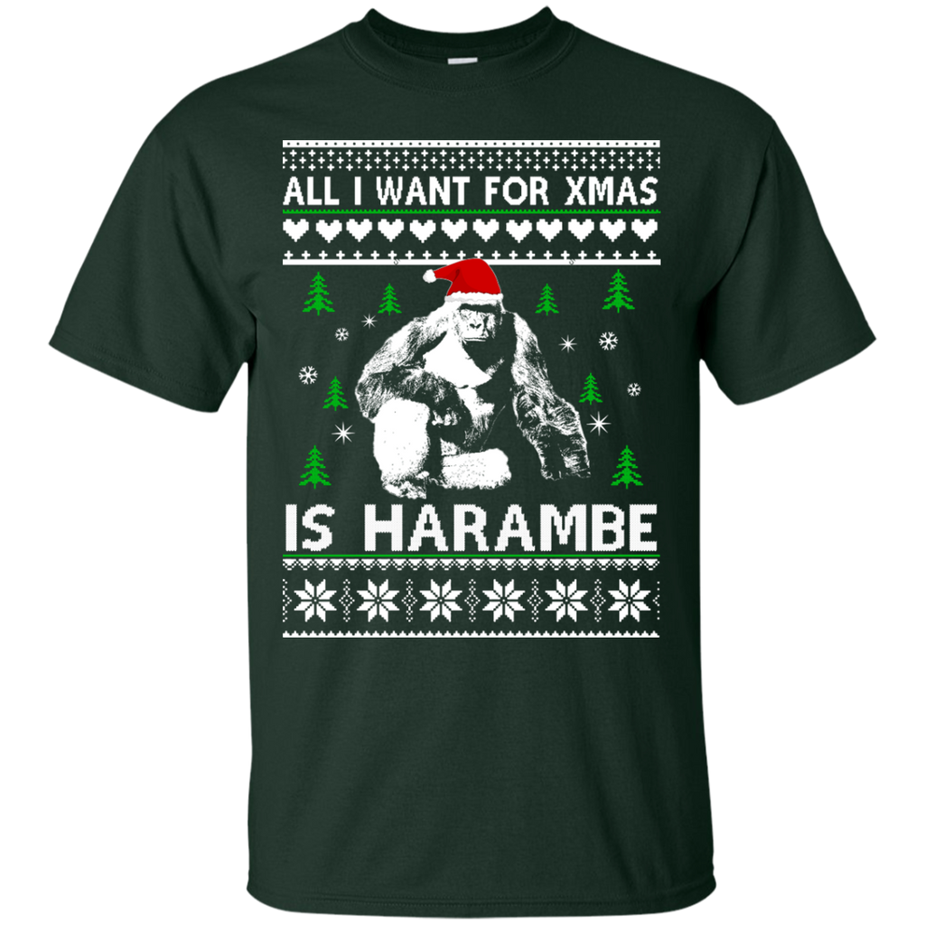 all i want for xmas is harambe sweater, T-Shirt