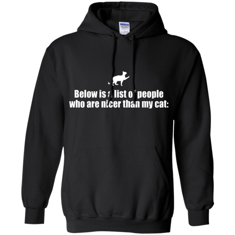 below is a list of people - cat sweatshirt T-Shirt