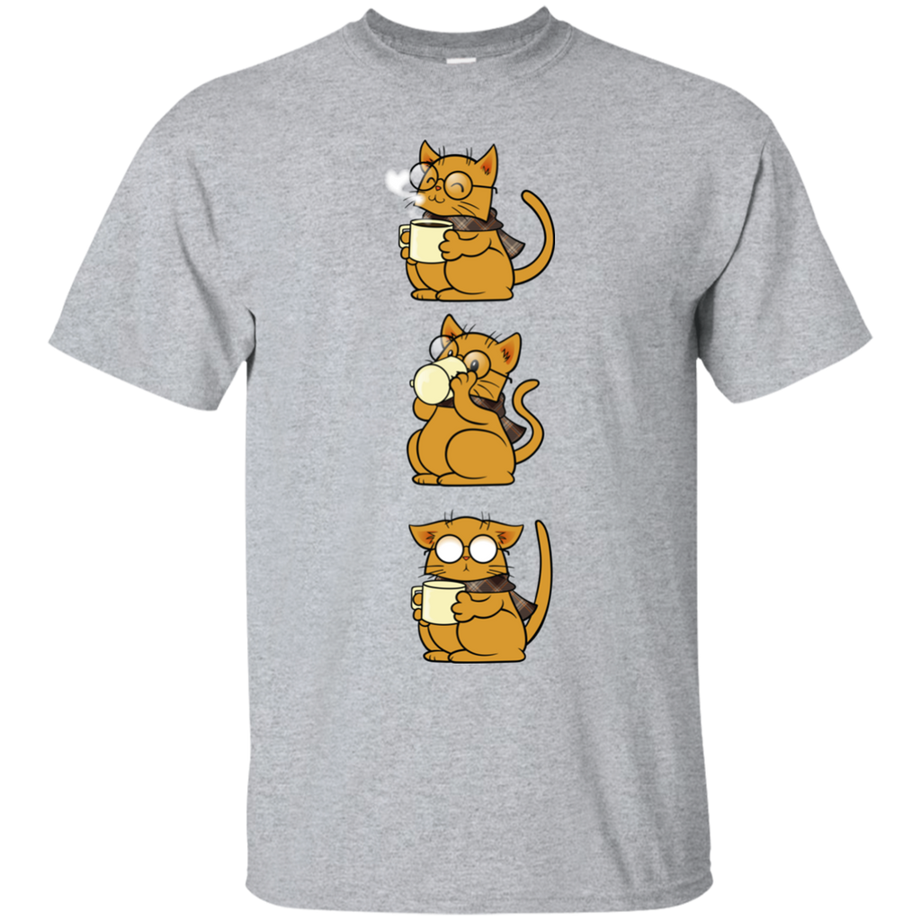 cat, coffee and glasses sweatshirt T-Shirt