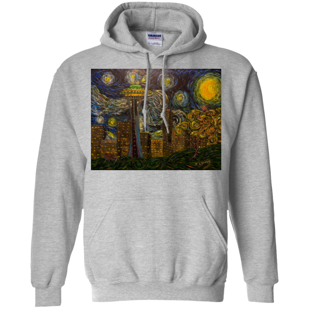 dedication to van gogh- seattle starry night sweatshirt T-Shirt