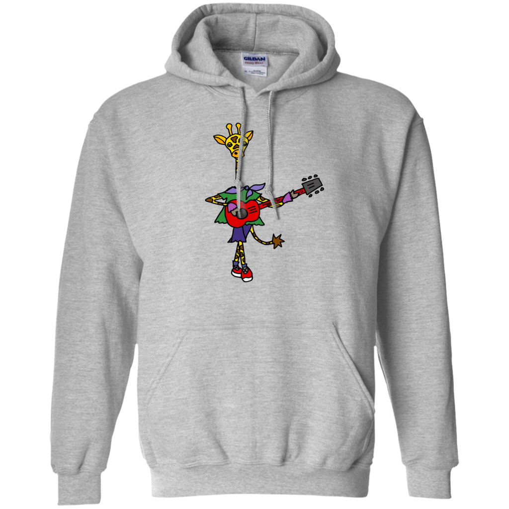 cool funky giraffe playing ed guitar sweatshirt T-Shirt