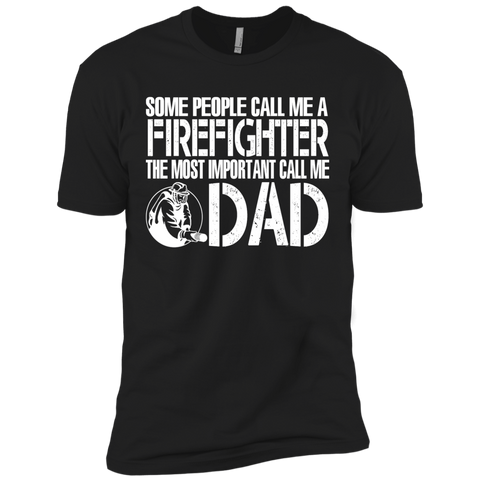 firefighter dad matching family T-Shirt