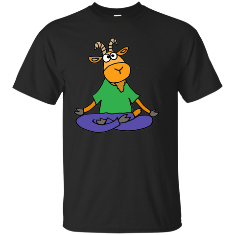 funny goat yoga lotus position sweatshirt T-Shirt