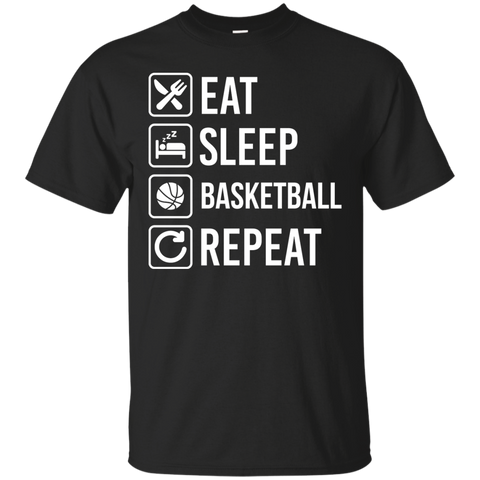 basketball eat sleep repeat T-Shirt