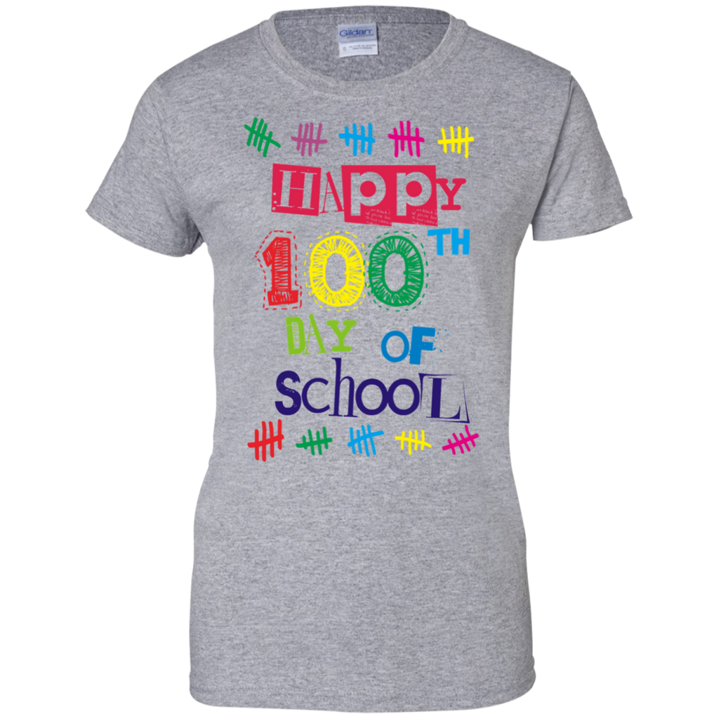 100 th day of school multicolor t T-Shirt