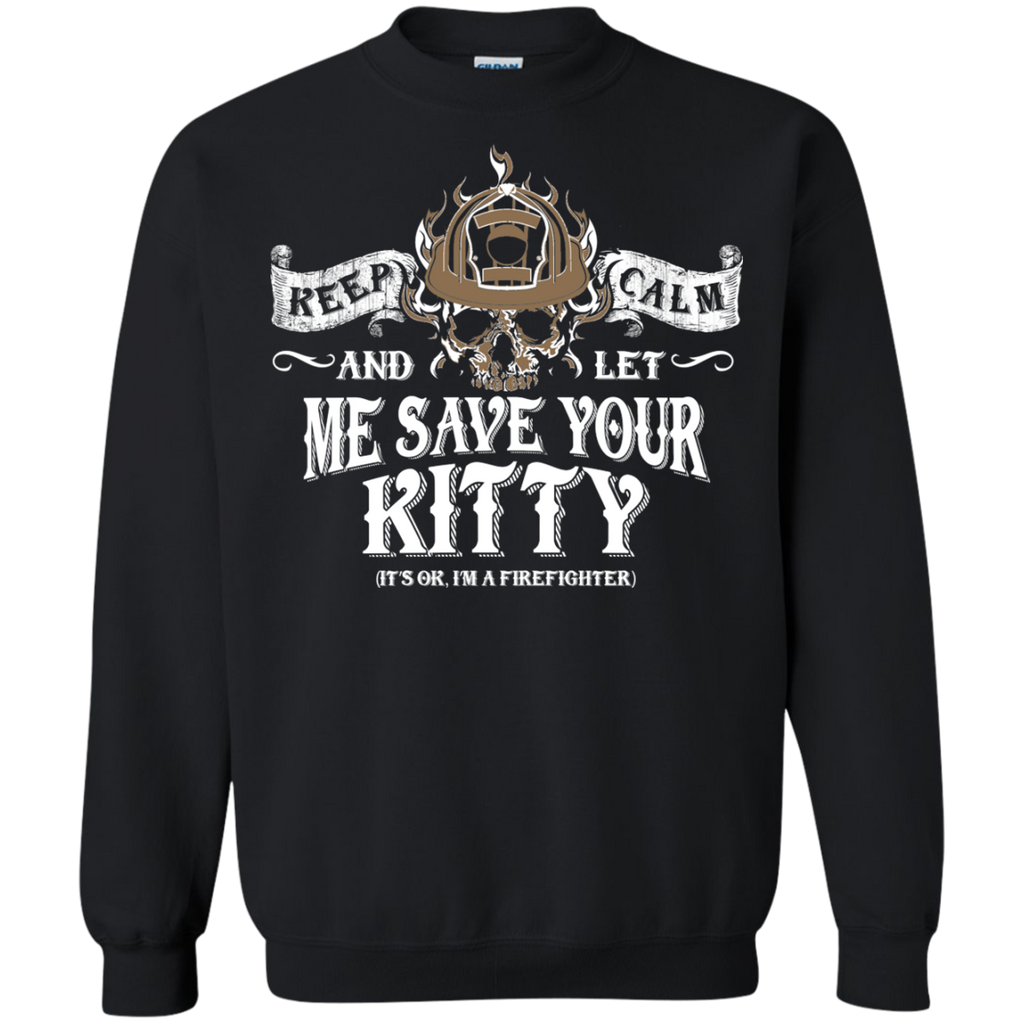firefighter save your kitty 23 T-Shirt
