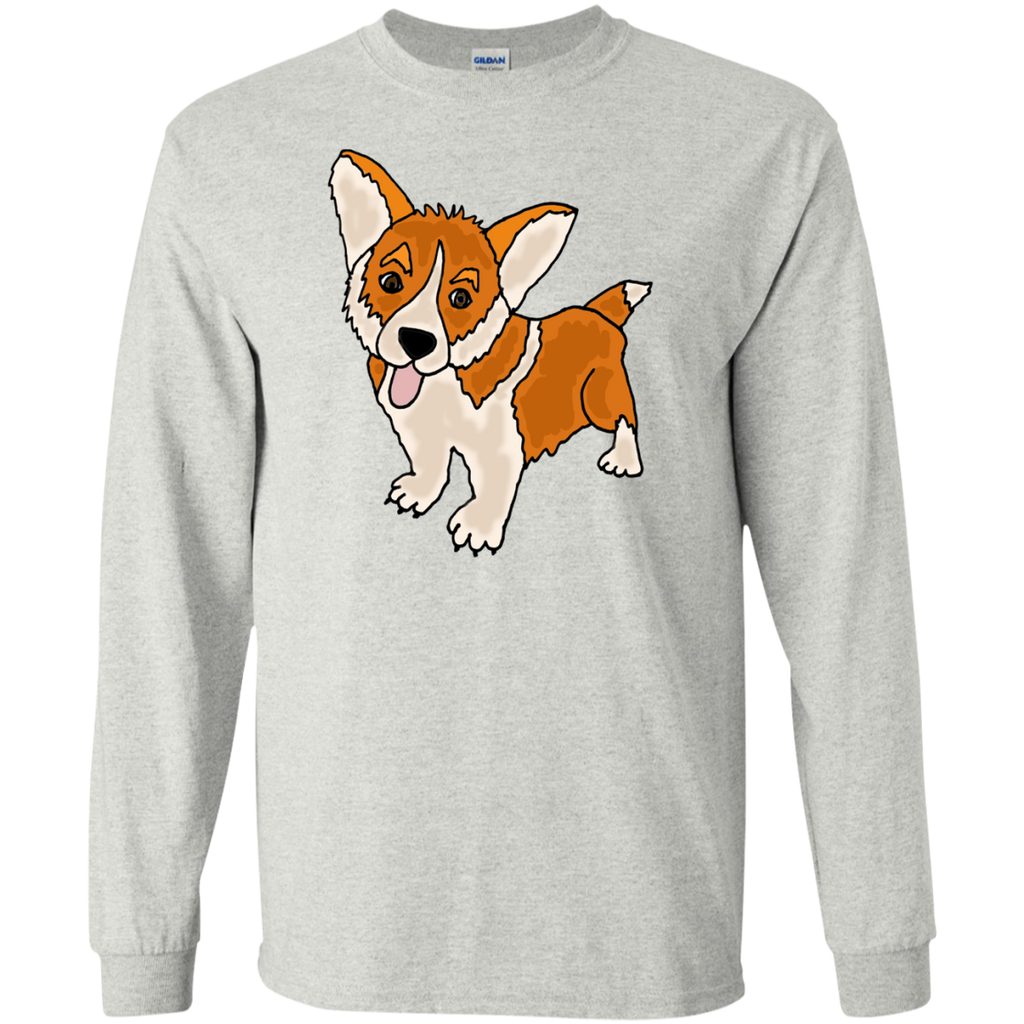 funny cool welsh corgi puppy dog art T-Shirt