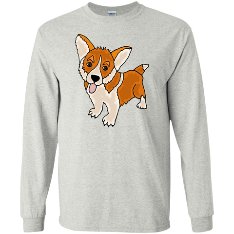 funny cool welsh corgi puppy dog art T-Shirt