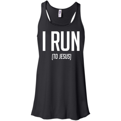 i run to jesus tanks/tees - running T-Shirt