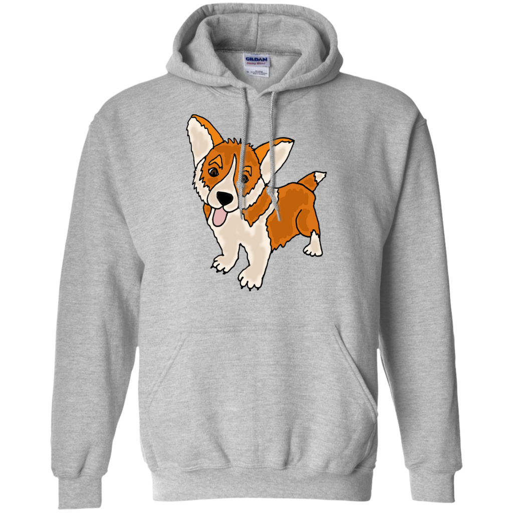 funny cool welsh corgi puppy dog art T-Shirt