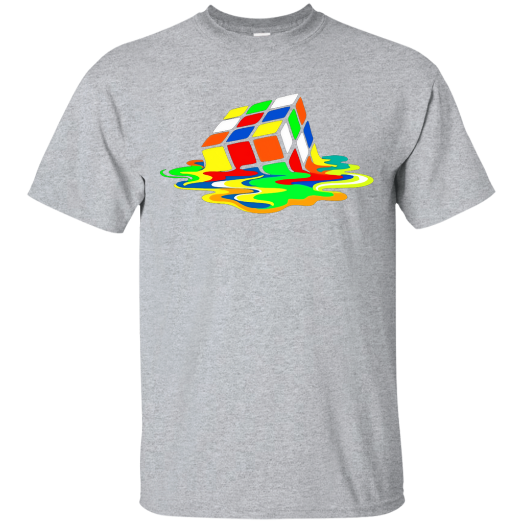 1 big bang theory sheldon cooper melting rubik's cube cool geek T-Shirt