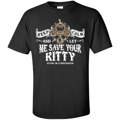 firefighter save your kitty 23 T-Shirt