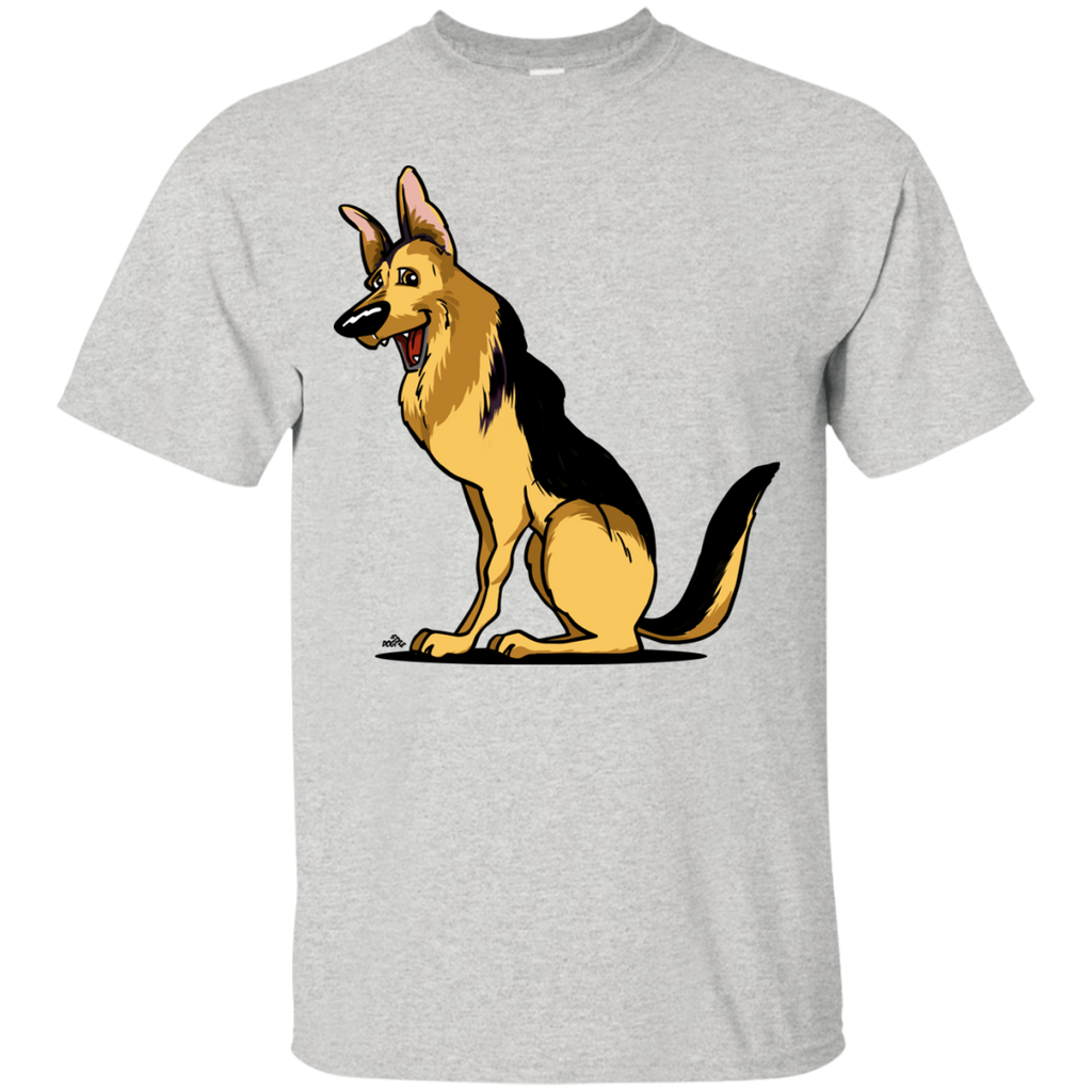 cool german shepherds cartoon T-Shirt