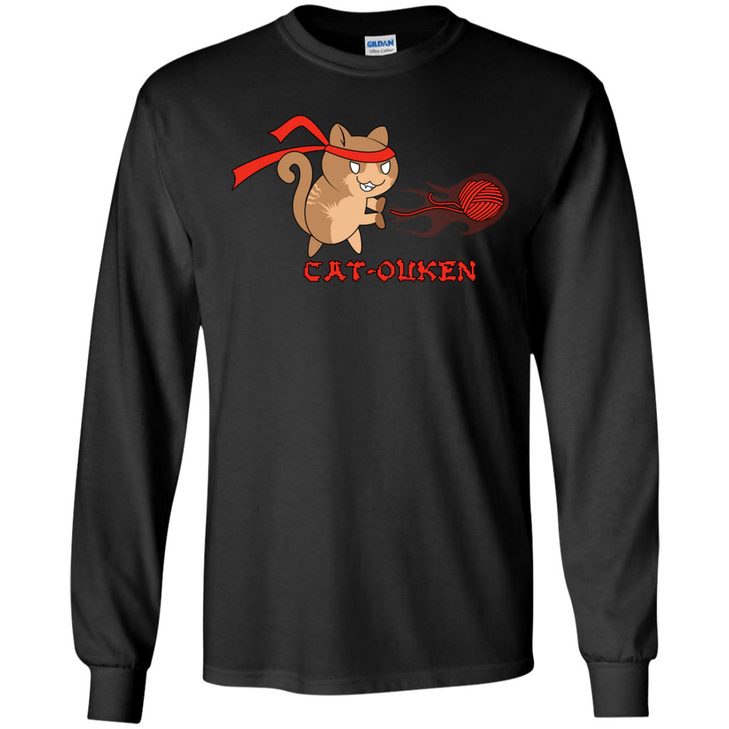 cat-ouken (with text) T-Shirt