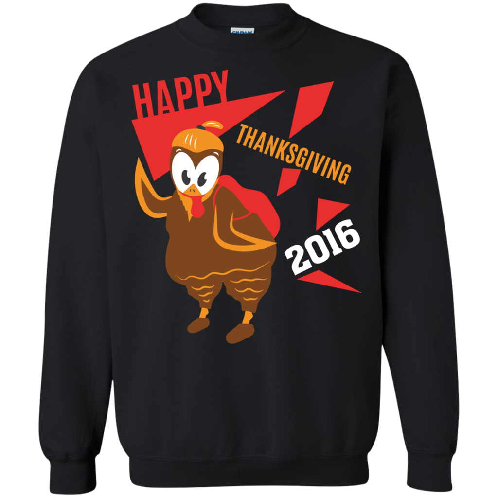 funny happy thanksgiving 2016 turkey face design T-Shirt
