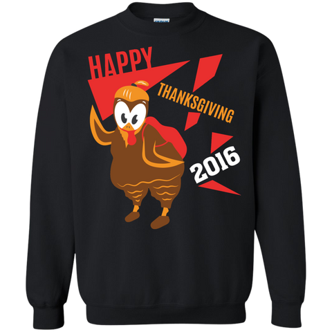 funny happy thanksgiving 2016 turkey face design T-Shirt
