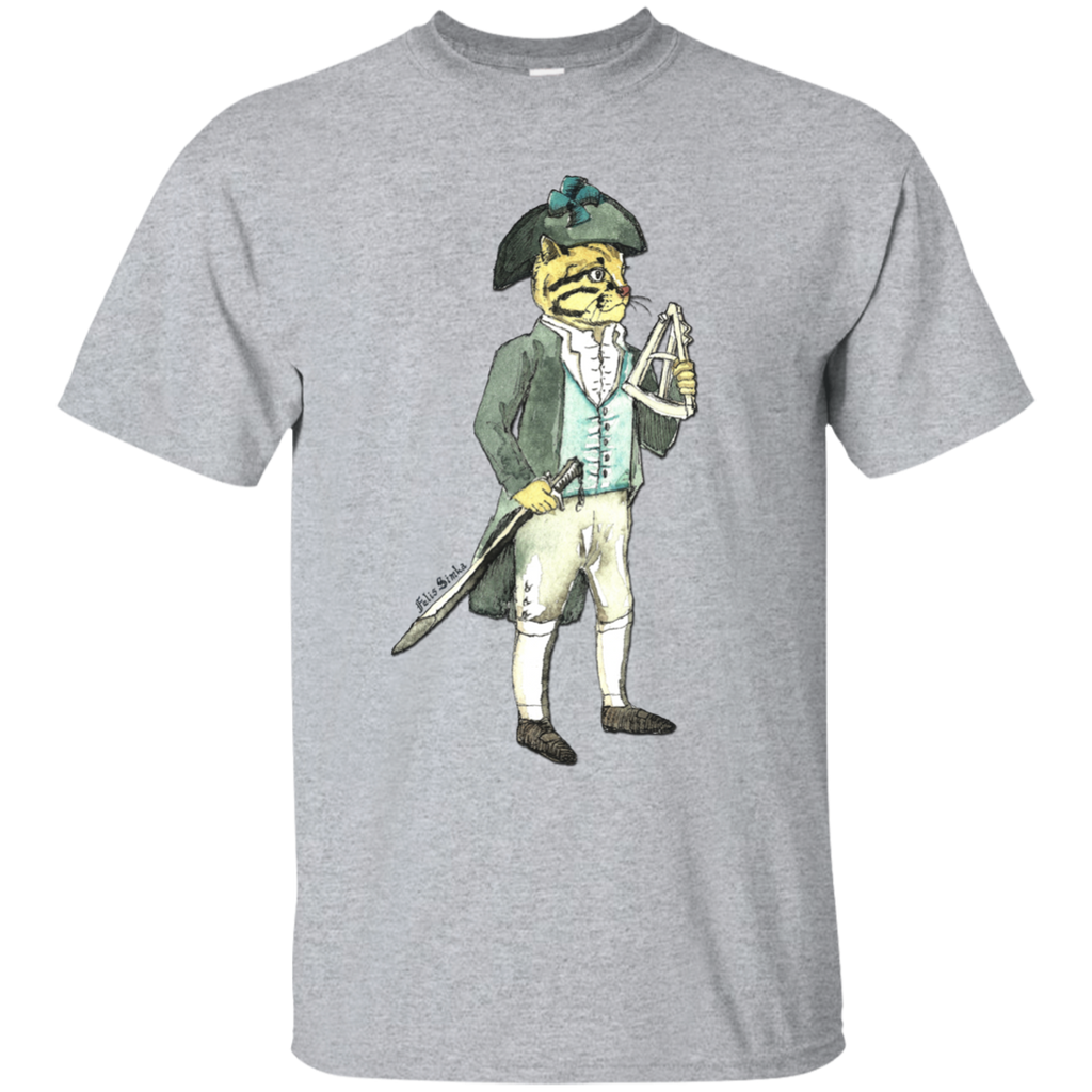 captain cat with a sword and sextant sweatshirt T-Shirt