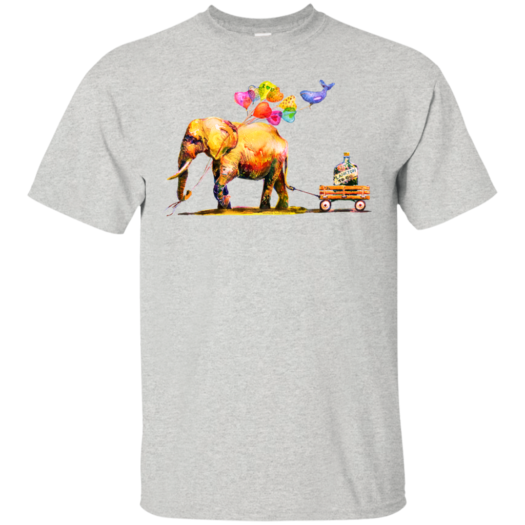elephant loves whale  funny T-Shirt