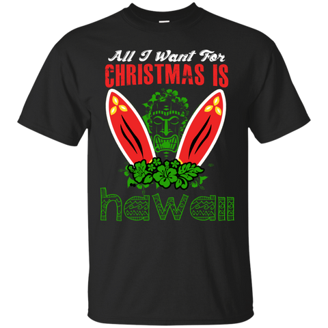 all i want for christmas is hawall holiday sweater T-Shirt