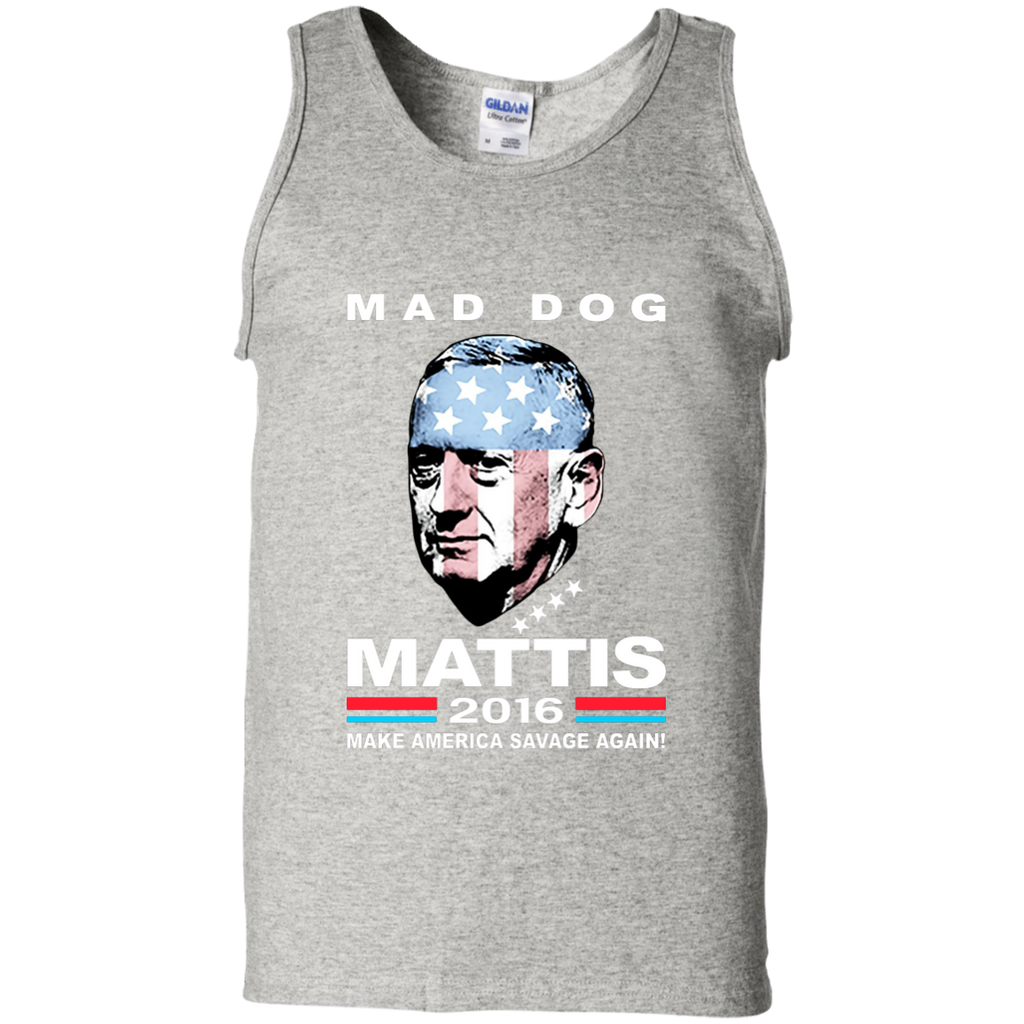 James Mattis Tshirt G220 Gildan 100% Cotton Tank Top