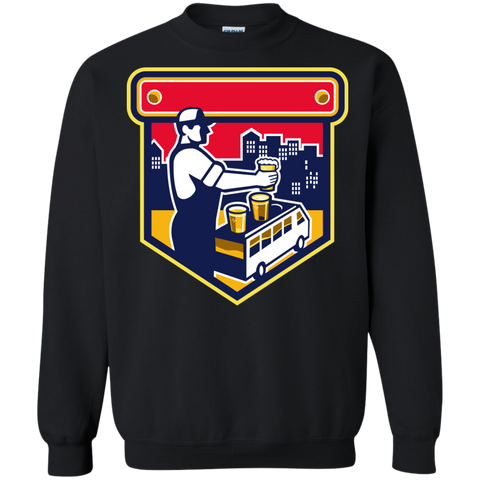 bartender beer city van crest retro T-Shirt