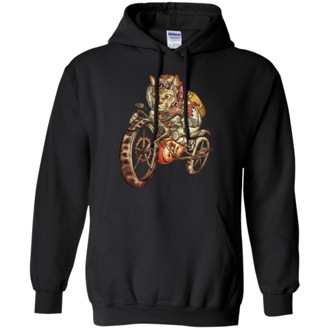 berserk steampunk motorcycle cat t- T-Shirt