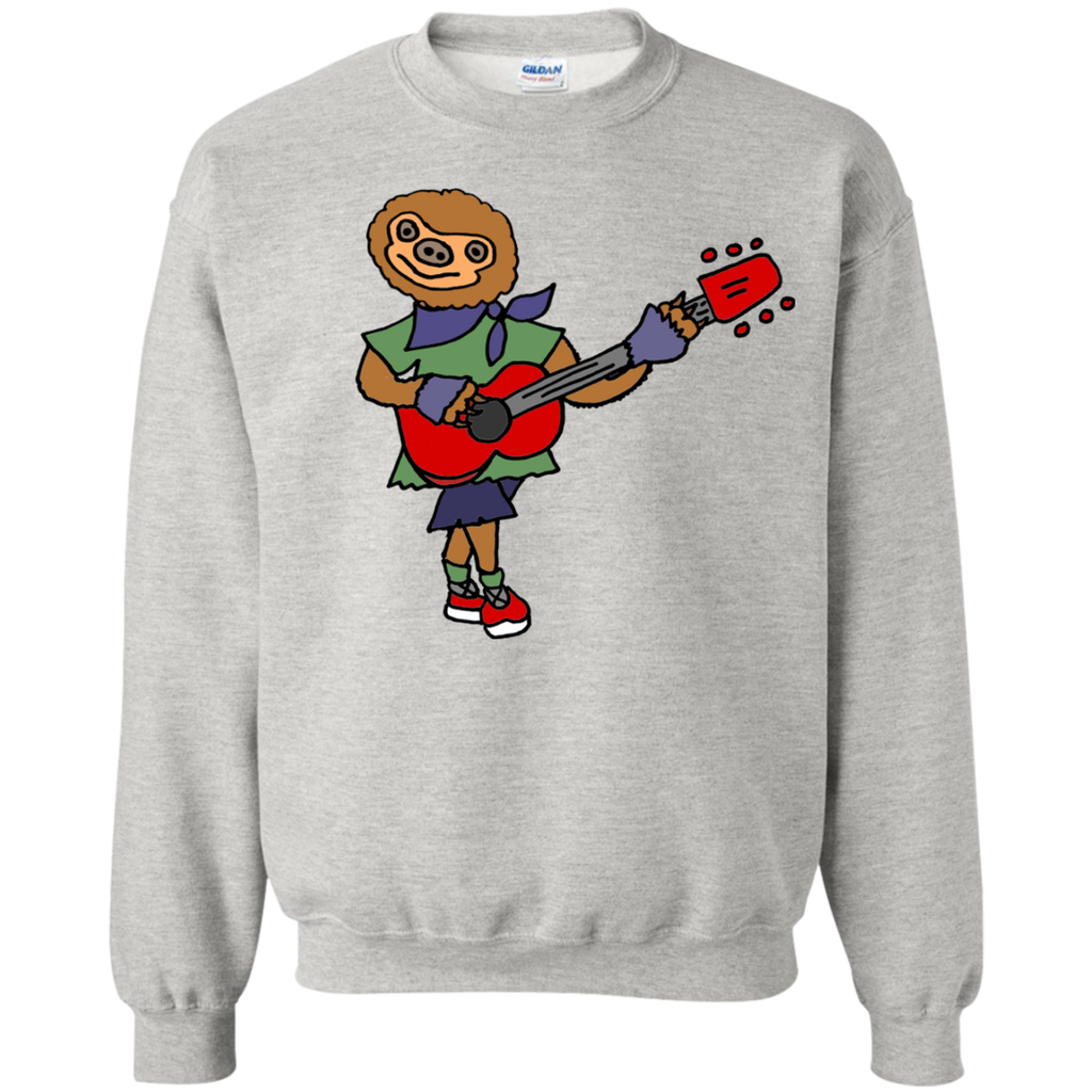 funny cool sloth is playing the guitar sweatshirt T-Shirt