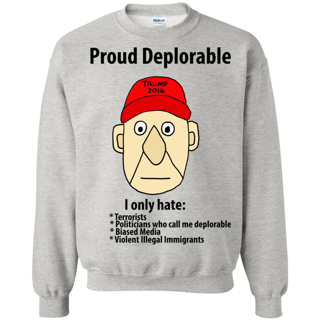 funny proud deplorable political cartoon sweatshirt T-Shirt